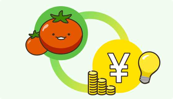 2. やさいを売って
でんき代を安くする！